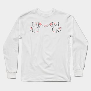 cat love story Long Sleeve T-Shirt